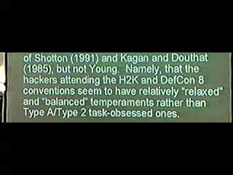 DEF CON 10 - John L. Dodge - Should Organizations Employ Hackers?