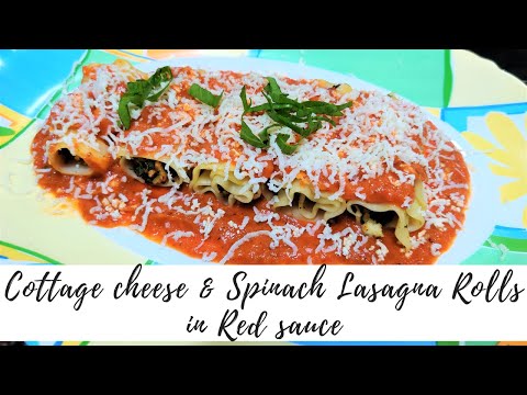 Easy Italian Pasta Recipe I Cottage cheese & Spinach...