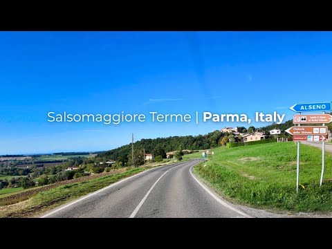 Sunday Drive in Salsomaggiore Terme Parma, Italy - October 2025 (4K)