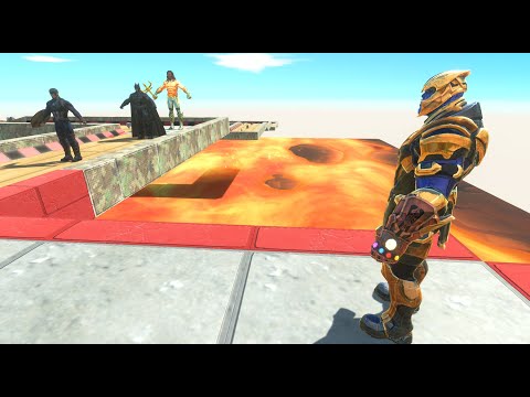 THANOS LAVA DEATH RUN - Animal Revolt Battle Simulator