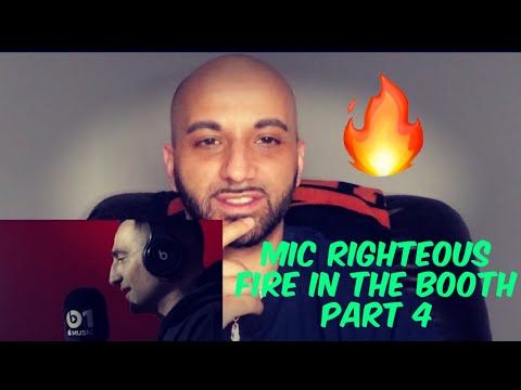 AMERICAN REACTS TO UK HIP HOP MIC RIGHTEOUS FIRE IN THE BOOTH PART 4 (INSANE