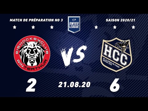 21.08.2020 EHC Winterthur – HC La Chaux-de-Fonds (2-6)