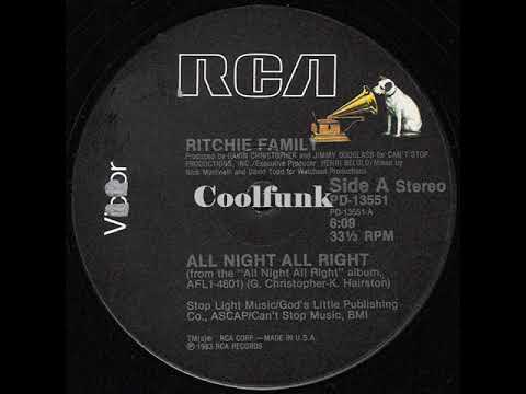 Ritchie Family - All Night All Right (12" Funk 1983)
