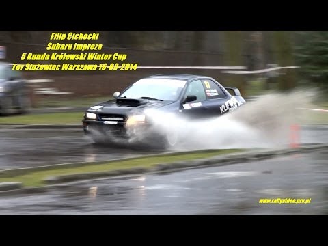 Filip Cichocki - Subaru Impreza - 5 Runda Królewski Winter Cup KWC Tor Służewiec 16-03-2014