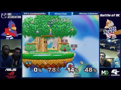 SFAT & Homemade Waffles (Red) vs. MikeHaze & Bladewise (Blue) | SSBM-D WF | BoBC