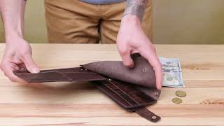 Клатч унісекс 20054 Vintage коричневий