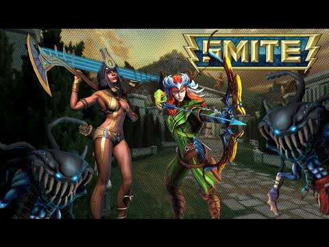 SMITE Co-Op Archer Squad vs Bakasaurus Rex