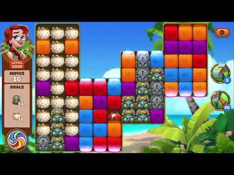 Lost Island Blast Adventure Level 2098 NO BOOSTERS - A S GAMING ✔️