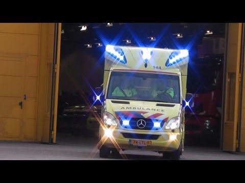 2X A1 Ambulance 12-144 [Tigis] Naar meldingen in Haarlem