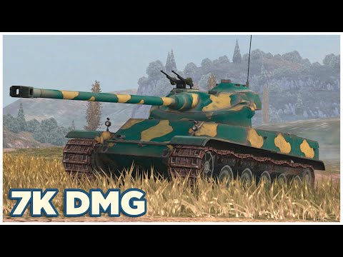 AMX 50 100 • 7K DMG • 4 KILLS • WoT Blitz