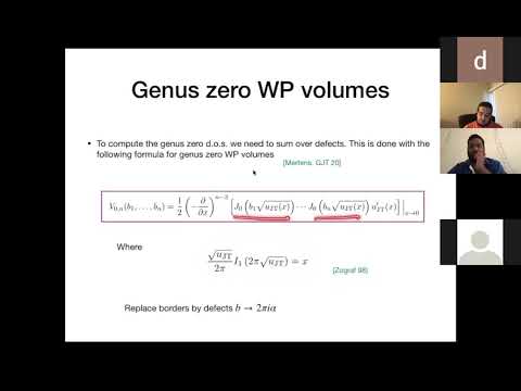 G.J. Turiaci : Two dimensional dilaton gravity and the minimal string