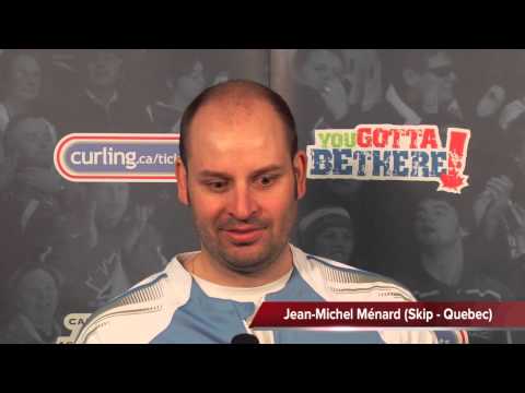 Draw 8 Media Scrum - 2014 Tim Hortons Brier
