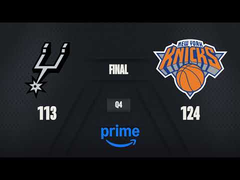 San Antonio Spurs @ New York Knicks | Emirates NBA Cup Championship Live Scoreboard