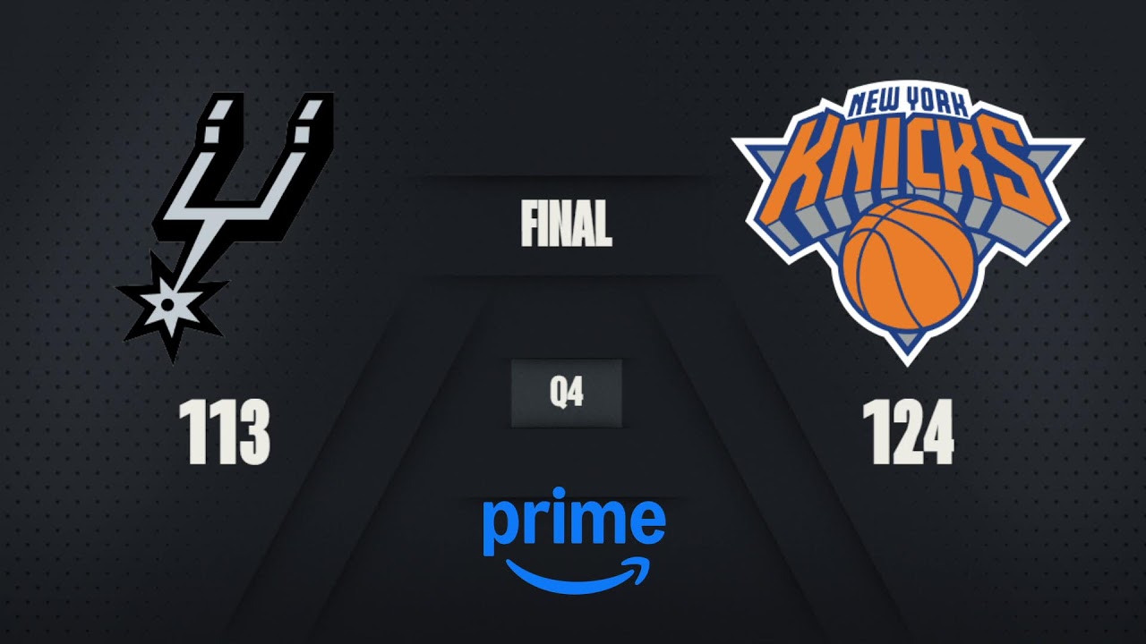 San Antonio Spurs @ New York Knicks | Emirates NBA Cup Championship Live Scoreboard
