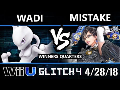 Glitch 4 - WaDi (Mewtwo) Vs. EMG | Mistake (Bayonetta) - Wii U Singles Winners Quarters