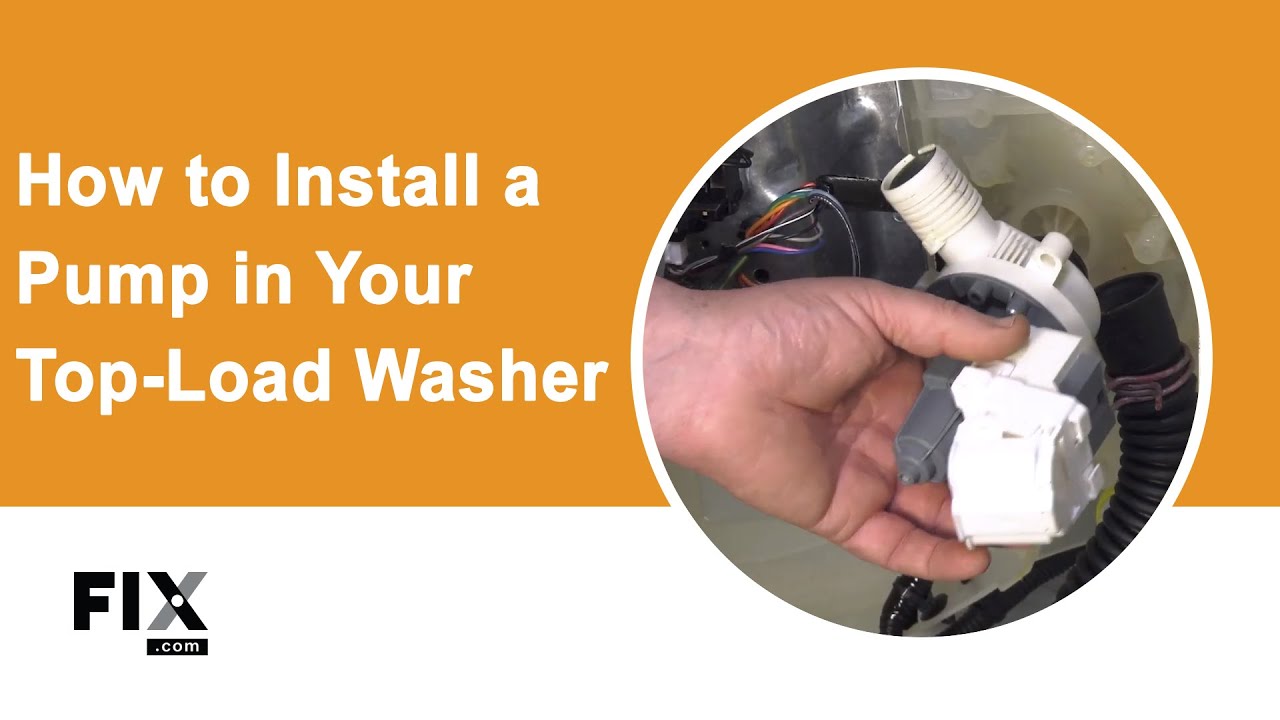 How to Fix a Drain Pump for a Washer That is Noisy and Leave Marks on Clothes