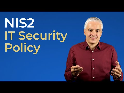 IT Security Policy - How to Write It? [NIS2 template overview]