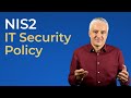 IT Security Policy How To Write It NIS2 Template Overview