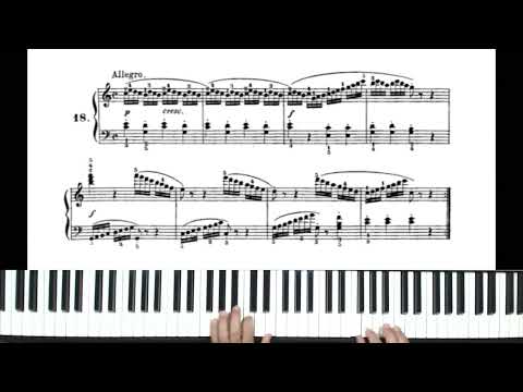 Czernyana - fascicolo II - n. 18 - Allegro - piano tutorial by Antonio De Angelis