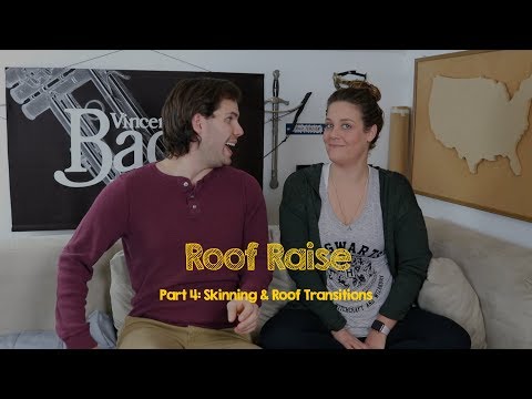 Skoolie Bus Conversion Ep 8 - Roof Raise Part 4: Skinning and Roof Transitions