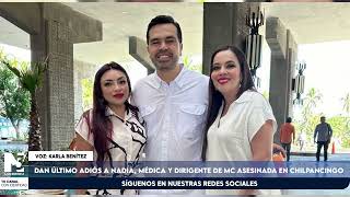 Dan último adiós a Nadia, médica y dirigente de MC asesinada en Chilpancingo