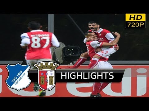 SC Braga vs Hoffenheim 3-1 - extended Highlights & All Goals (uefa europa league) 23/11/ 2017 HD