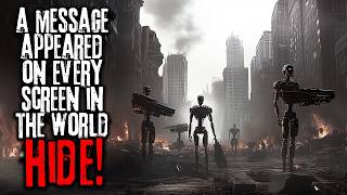 An Emergency Alert Message Appeared On Every Screen In The World: HIDE | Creepypasta