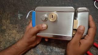 Electronic Door Lock For Metal Gate Latch Changing for Outside Opening Door