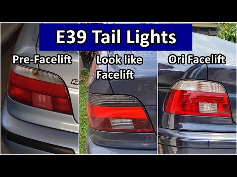 BMW E39: The two different types of LED celis tail lights | EvoMalaysia.com