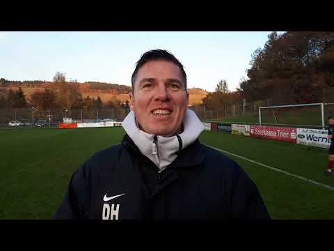 Dietmar Hürter, Trainer SV Krettnach, nach dem 1:1 gegen Euren