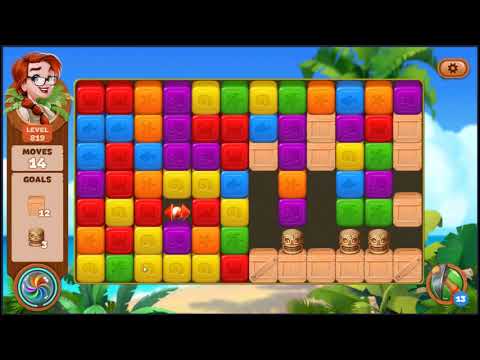 Lost Island Blast Adventure Level 819 - NO BOOSTERS 🏝️ | SKILLGAMING ✔️