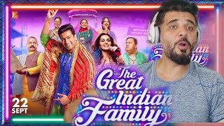 The Great Indian Family Trailer REACTION II| Vicky Kaushal, Manushi | Vijay Krishna Acharya