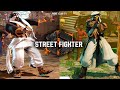 Street Fighter 6 RASHID Gameplay Comparison SF5 SF6