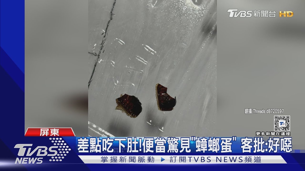 噁! 雞腿便當驚見「蟑螂蛋」 網虧:加蛋15元