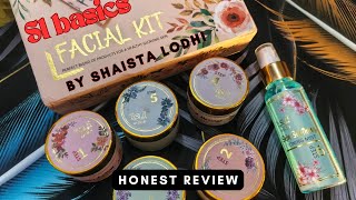 SL Basics facial kit by Dr Shaista Lodhi!! Honest review!! Must watch!!
