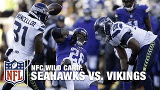 Kam Chancellor Rips Ball from Adrian Peterson, Huge Turnover! | Seahawks vs. Vikings | NFL