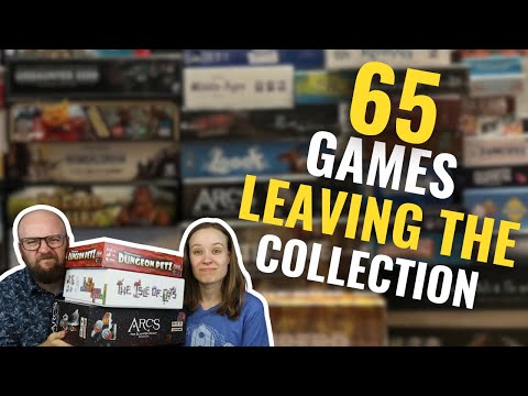 65 Board Games Leaving the Collection!