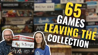 65 Board Games Leaving the Collection!