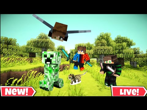 INSANE New World Survival Day - 6 TROLLS in Minecraft Live!