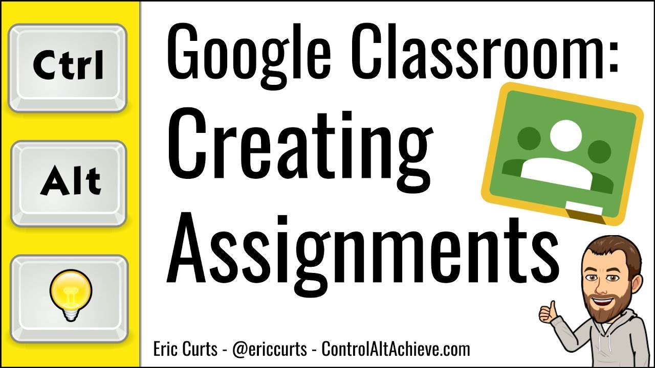 Google Classroom: How to Create an Assignment on the Classwork Page - YouTube