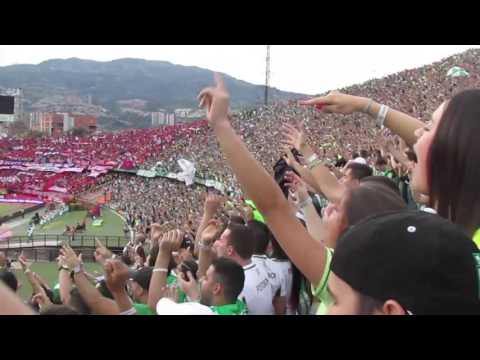 "CÃNTICOS LOS DEL SUR | Nacional 1 - Medelllin 2, Fecha 18 Liga Ãguila 2016-I" Barra: Los del Sur • Club: Atlético Nacional • País: Colombia