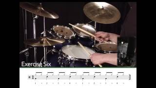 Beginner Drums Lesson 04 - 1/8 note rock groove
