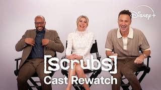 Zach Braff, Donald Faison & Sarah Chalke Watch Classic Scrubs Moments