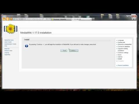 comment installer mediawiki