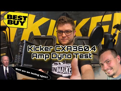 KICKER AMP TEST! CXA360.4 HOW MANY WATTS?