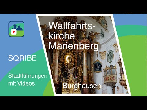 Wallfahrtskirche Marienberg bei Burghausen -– der Spitzhacke gerade noch entkommen.