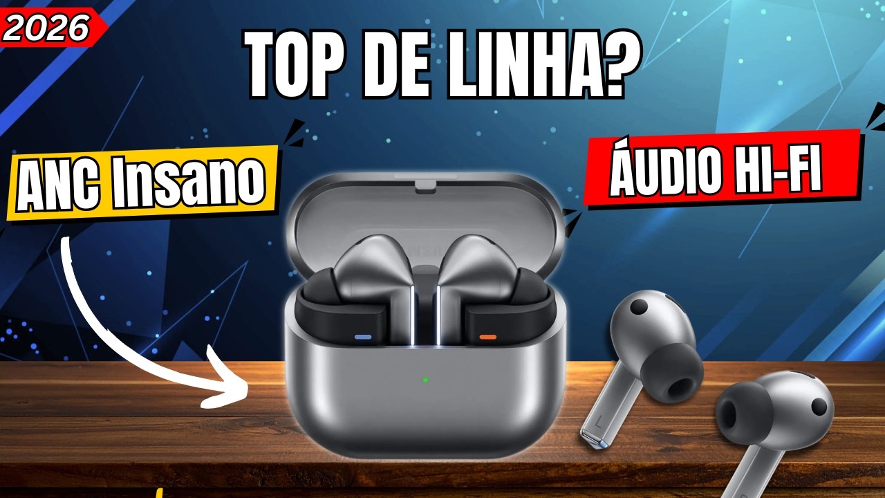 Galaxy Buds3 Pro: O Melhor Fone Bluetooth da Samsung? ASSISTA Antes de COMPRAR!