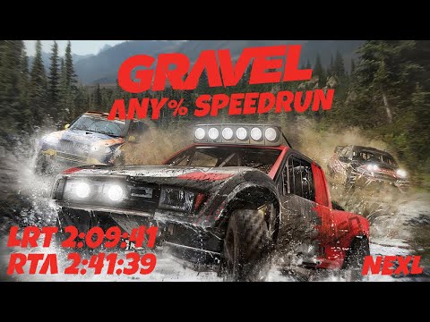 Gravel - Any% Speedrun [LRT] 2:09:41 [RTA] 2:41:39