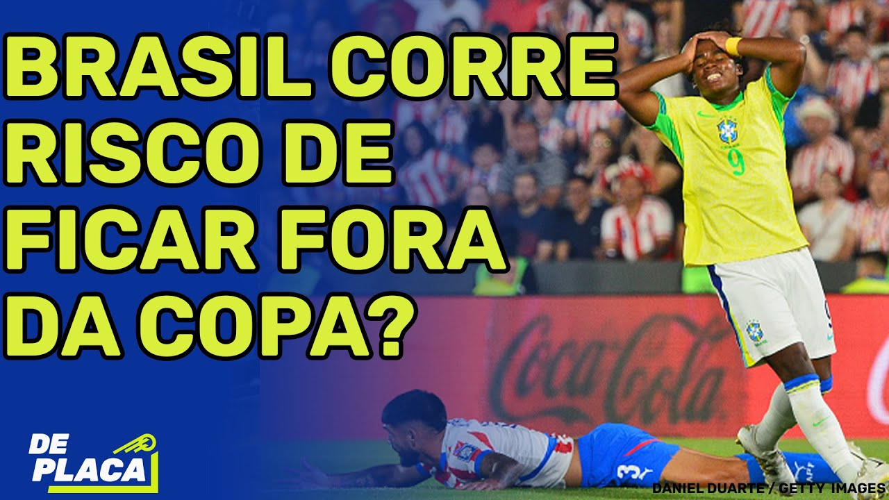 PARAGUAI 1X0 BRASIL; DERROTA FOI UM VEXAME? DEPAY CHEGOU NO BRASIL! | De Placa 11/09/24