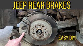 2019 Jeep Cherokee Rear Brake Pads & Rotors Replacement - Electronic E-Brake Maintenance Mode